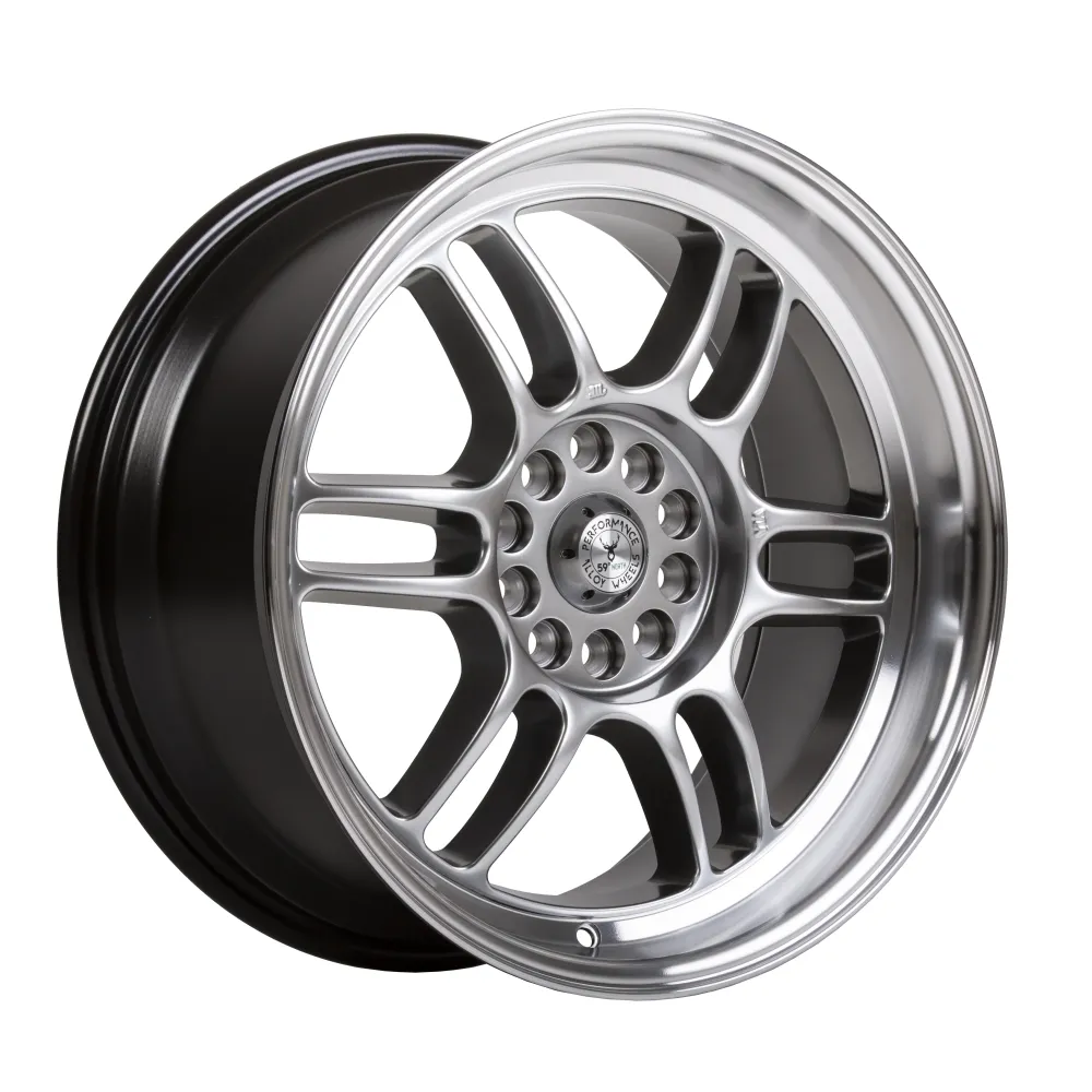 59°North D-006 18x8.5" 5x114.3/120 ET35, Hyper Zwart