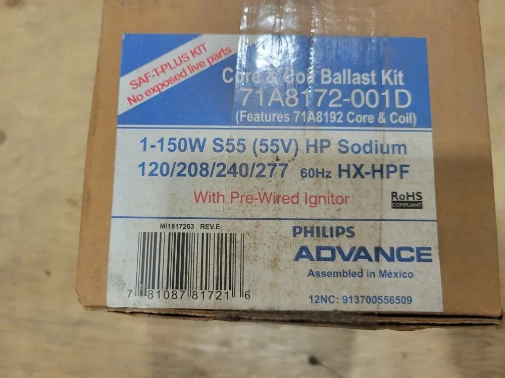 Tandwielset 120 Volts 150W Core & Coil Ballast Kit 71A8172-001D