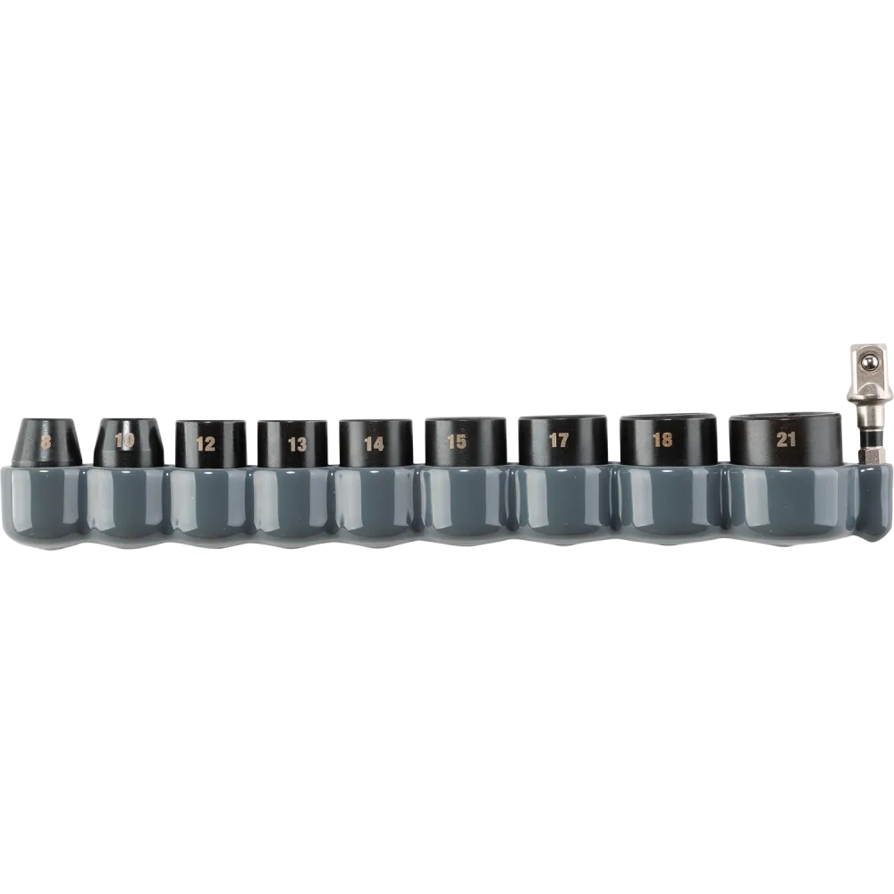 MAKITA IMPACT XPS® 10 PC. 3/8" Drive 6‑Point Metric Impact Socket Set w/ Klassiek Socket Adapter