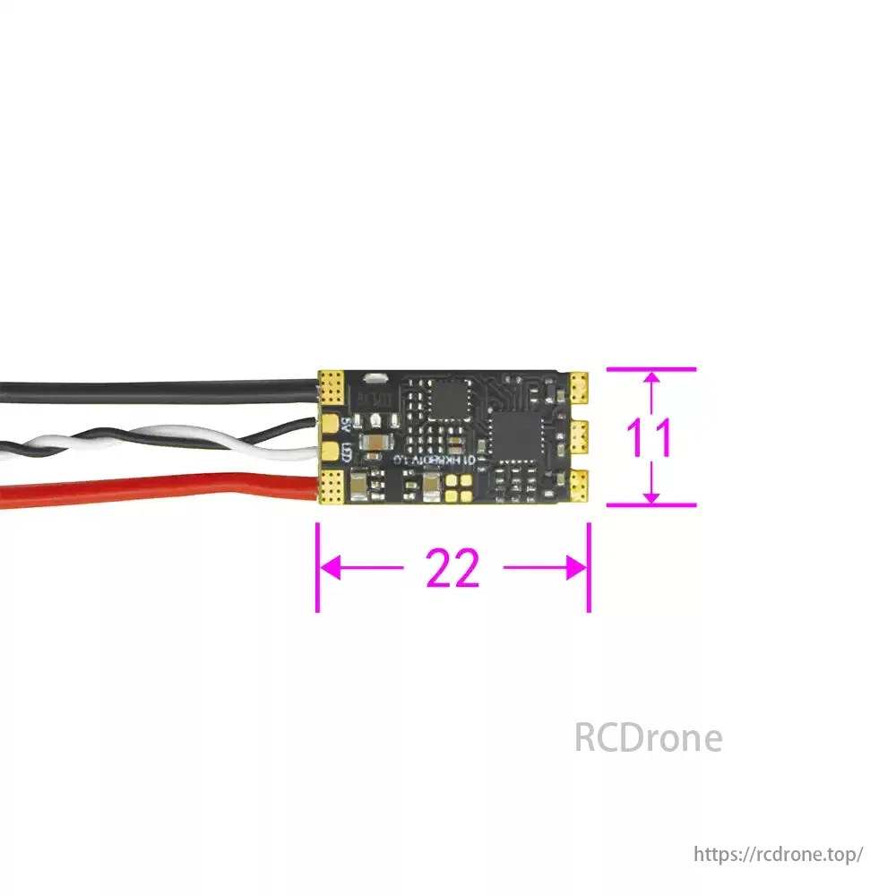 HAKRC BLS 20A BLHeli_S ESC Instelbaar LED – 2–5S, DShot600, Damped Light, FPV Racing Ready