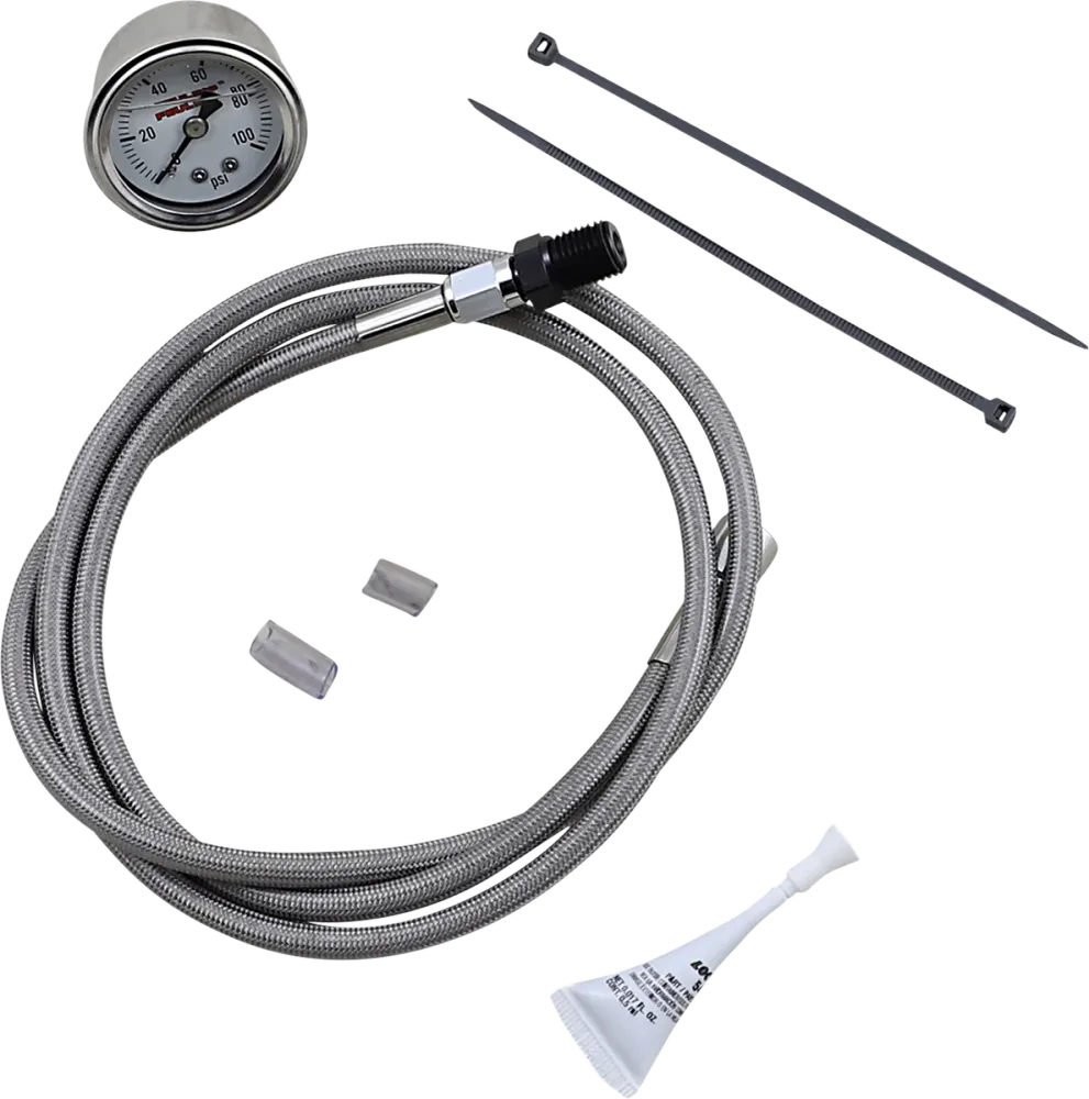 FEULING REMOTE OIL PRESSURE GAUGE/LINE KITS HARLEY DAVIDSON
