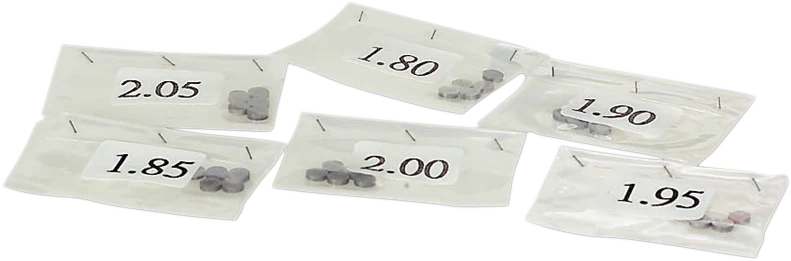HOT CAMS VALVE SHIM KITS AND REFILL PACKAGES VALVE SHIM 5PK 7.48X3.45