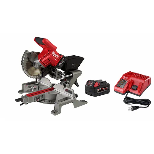 MILWAUKEE M18 FUEL™ 7-1/4” Duaal Bevel Sliding Compound Miter Saw Kit