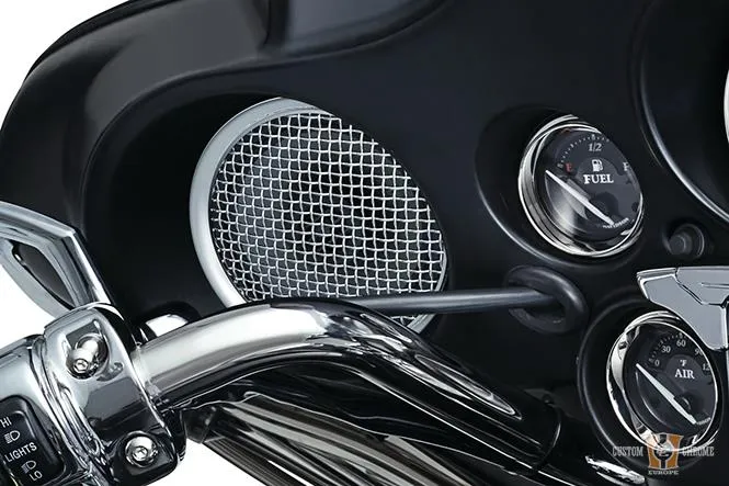 Road Thunder Fairing Speaker Kit MTX, Verchroomd Harley-Davidson