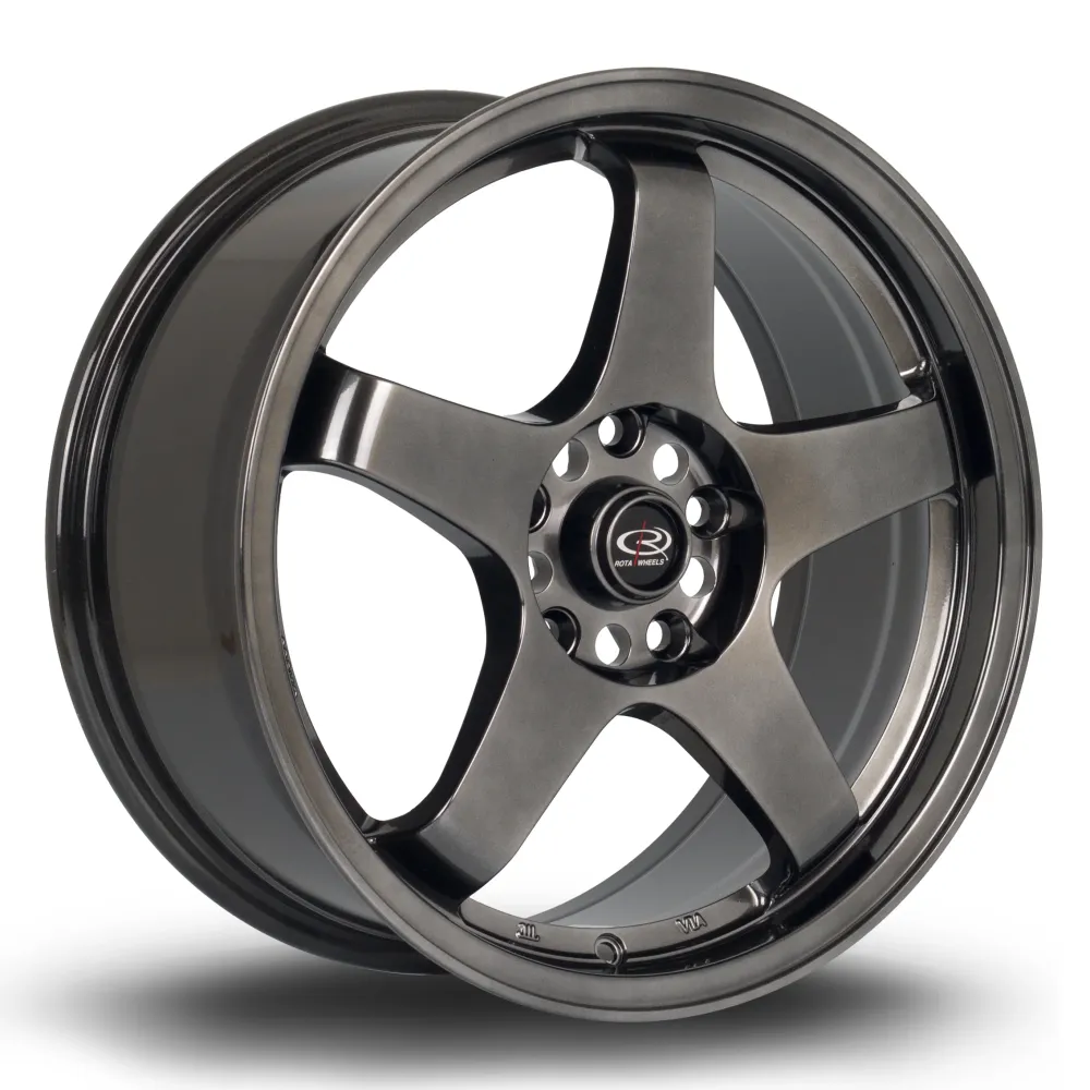 Rota GTR 17x7.5" 5x114.3 ET45, Hyper Zwart