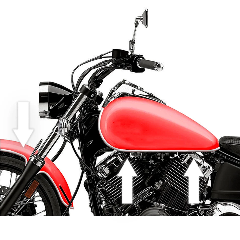 YAMAHA Chroom Trim Kit - Gas Tank, Fenders, Windshield, Saddlebags 10 ft