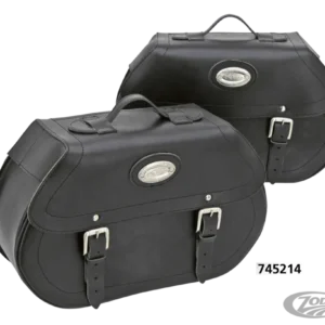 K-Drive slant bags F*ST06-17 Leer Harley-Davidson