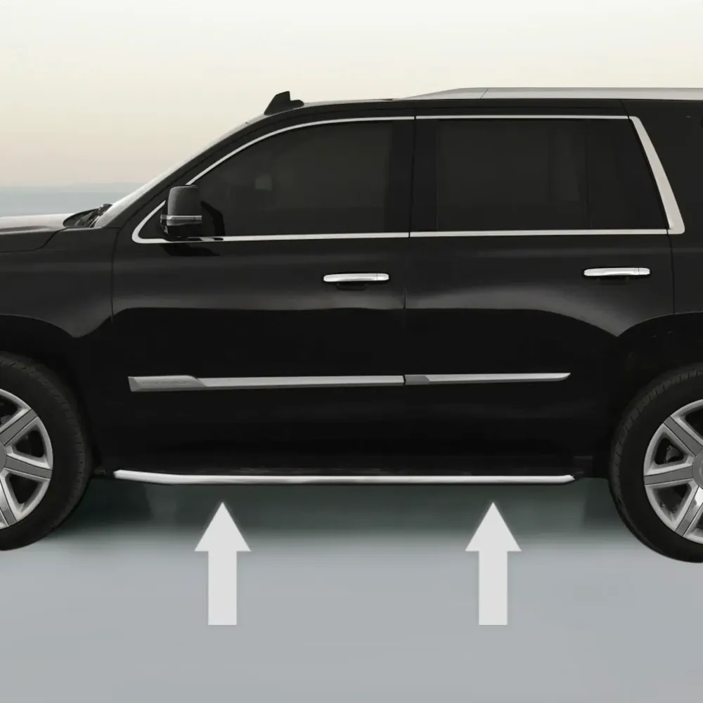 2015-2020 Cadillac Escalade Chroom Running Board Trim Molding