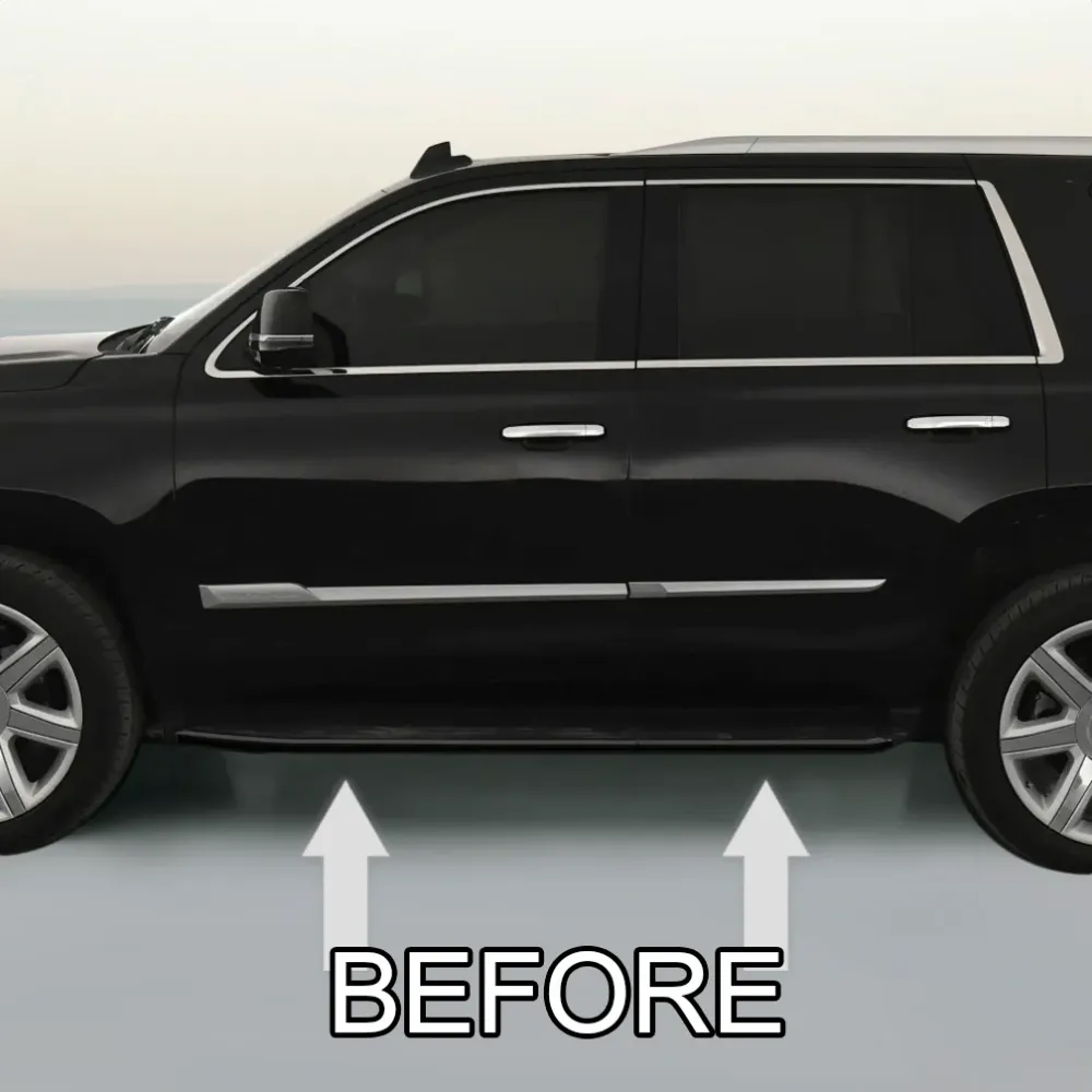 2015-2020 Cadillac Escalade Chroom Running Board Trim Molding