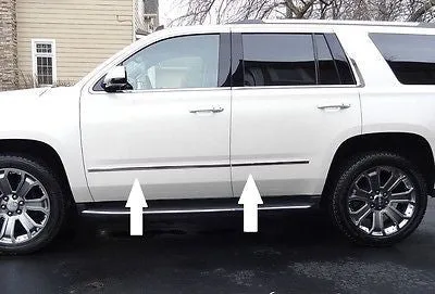 2015-2020 Chevy Tahoe / Suburban Metaalglans Side Door Trim Molding