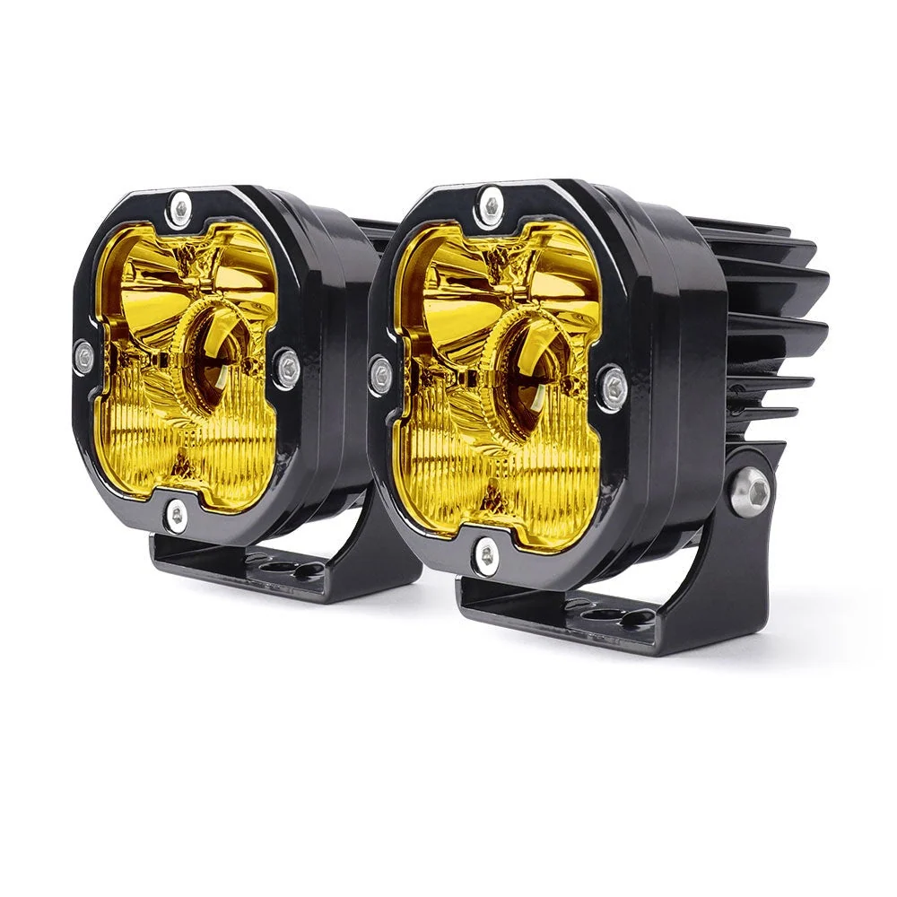 Canbus Geschikt 3inch LA5 Series Goudgeel Combo Beam Led Light Pods(Set/2pcs)
