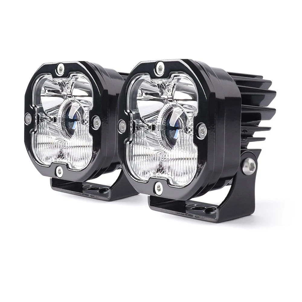 Xenon Conversie 3inch LA5 Series Sneeuwwit Combo Beam Led Light Pods (Set/2pcs)