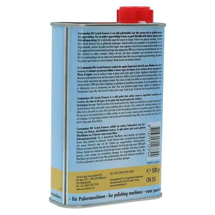 Commandant Krasverwijderaar M5 - Geschikt voor: Autolakken - 400ml Spraybus