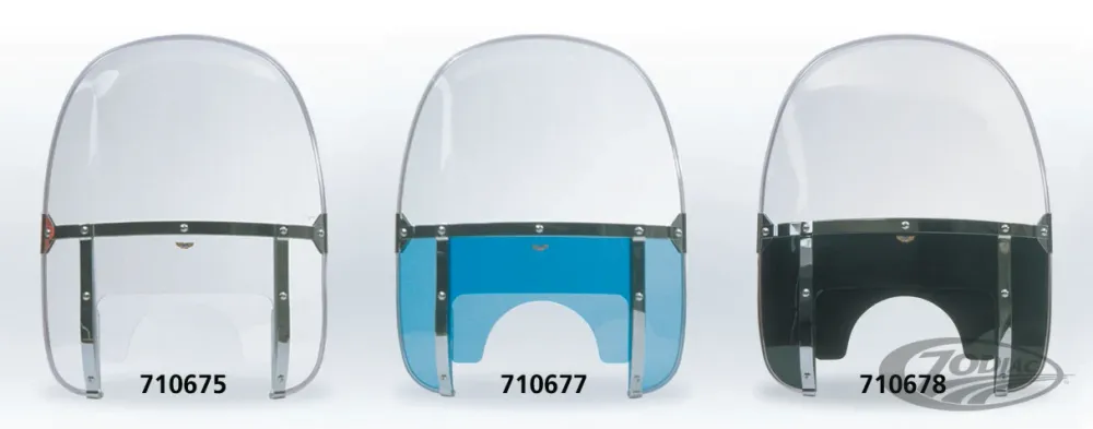 Beaded heavy duty Windshield kit HELDER Harley-Davidson
