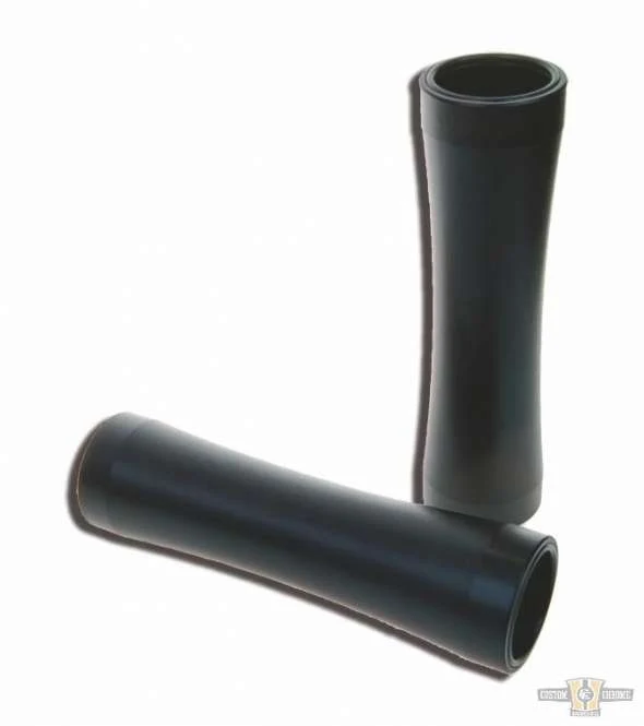 Curved Upper Fork Cover Zwart Powder Coated Satin Harley-Davidson