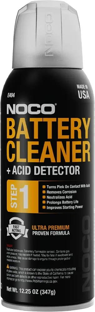 NOCO 12.25 oz Battery Cleaner & Acid Detector voor Langdurige Parkeren