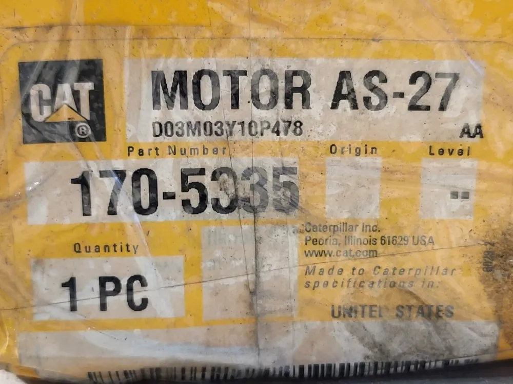 Zware Dienst Motor AS-27, 170-5335