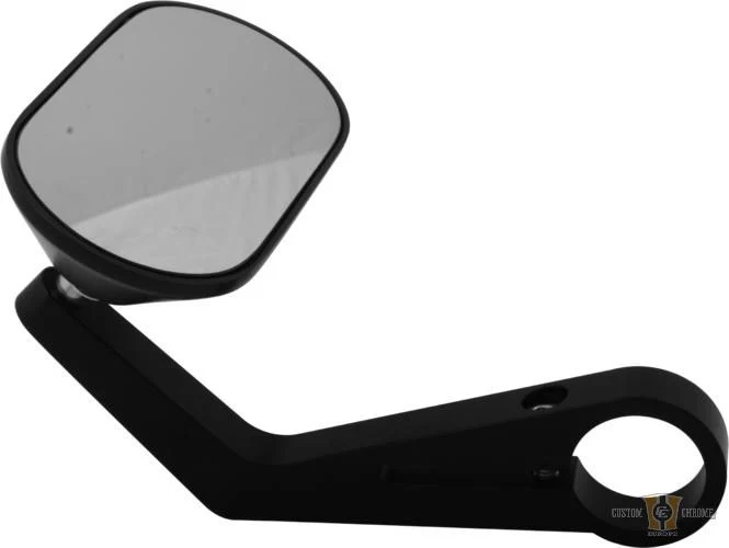 Agila Oval Bar End Mirror Ravenzwart Harley-Davidson