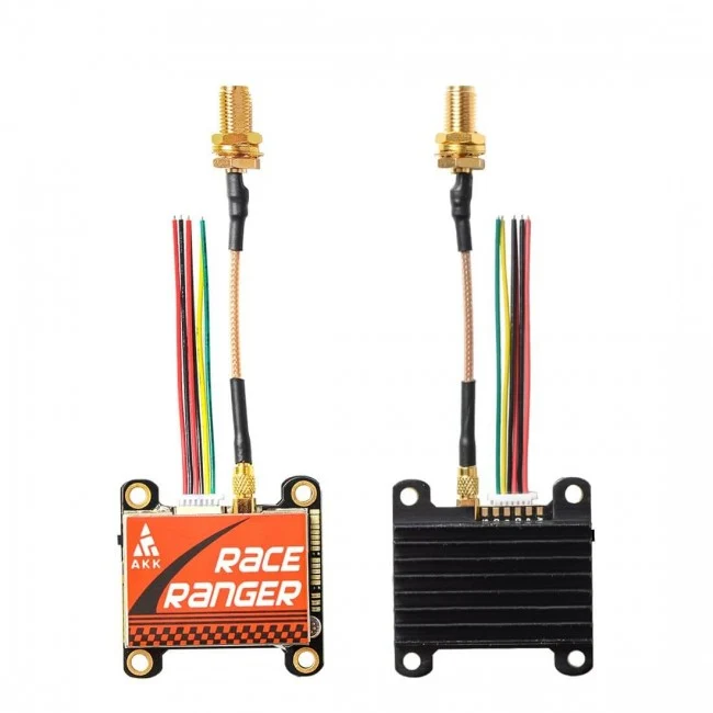 AKK Race Ranger 1W 5.8G VTX (Amerikaanse versie) - 2-6S 200mW/400mW/800mW/1000mW Stroomschakelbare FPV-videozender Onderst...