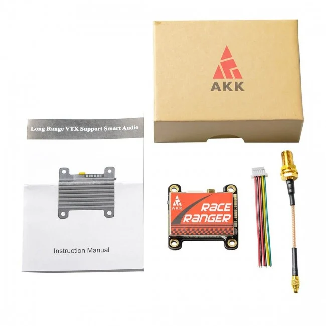 AKK Race Ranger 1W 5.8G VTX (Amerikaanse versie) - 2-6S 200mW/400mW/800mW/1000mW Stroomschakelbare FPV-videozender Onderst...