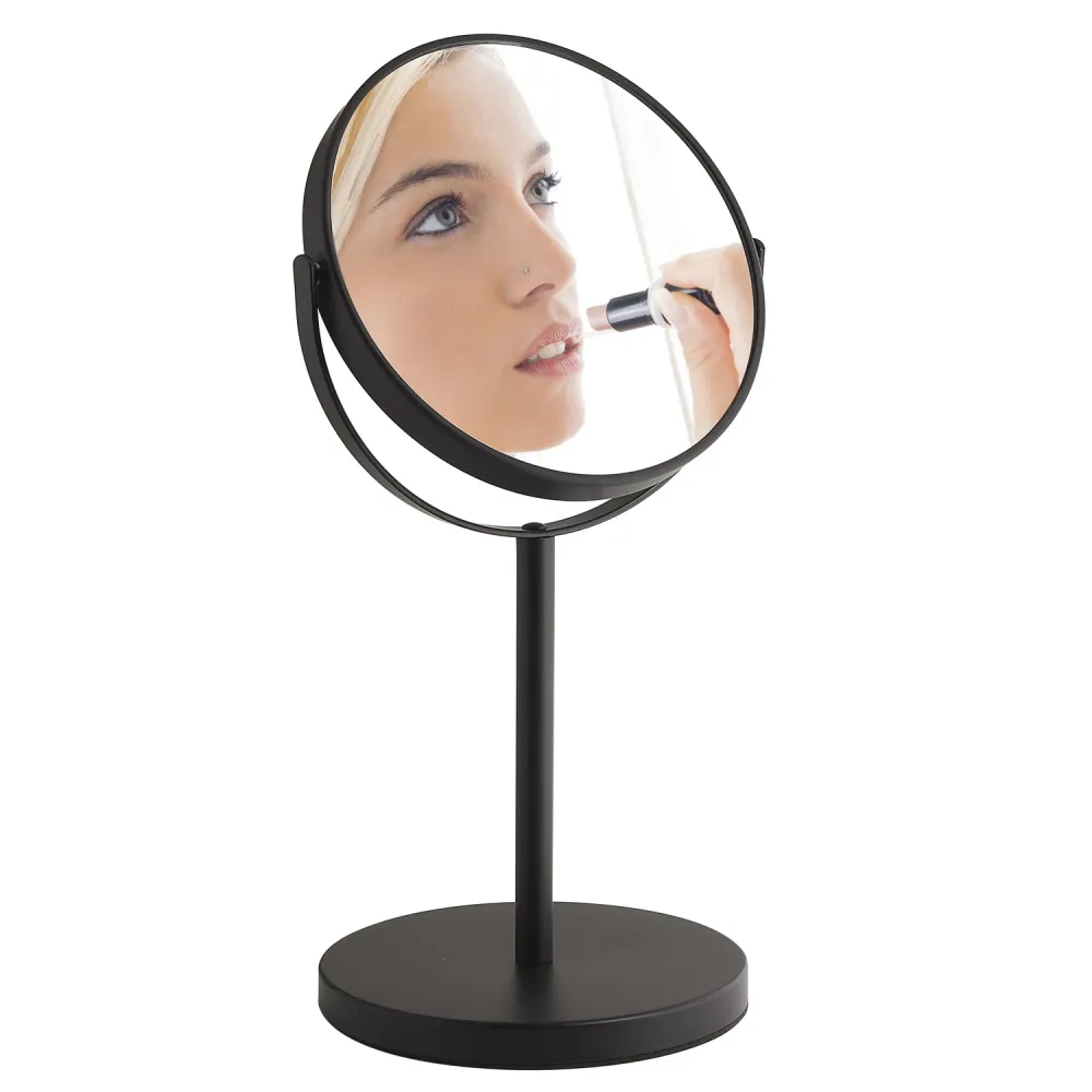 Anna double-sided magnifying mirror Gedy - Doffe Black