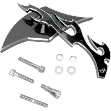 BILLET ALUMINIUM MIRRORS CLEAR GLASS HARLEY-DAVIDSON