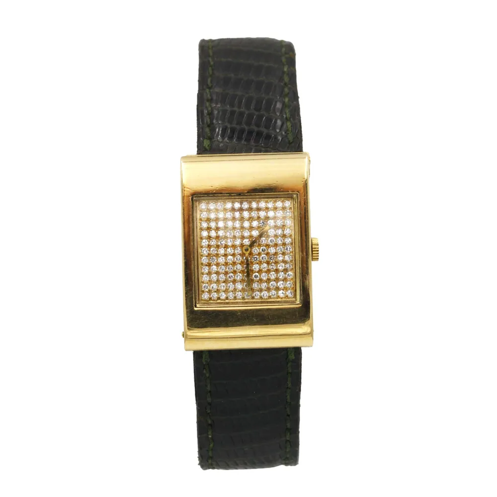 BOUCHERON - Citroengeel gold diamond reflection watch