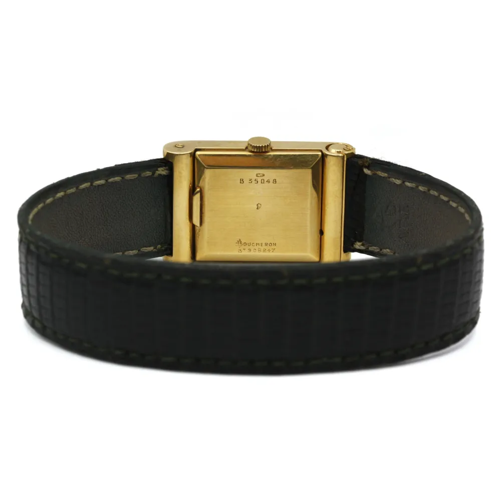 BOUCHERON - Citroengeel gold diamond reflection watch