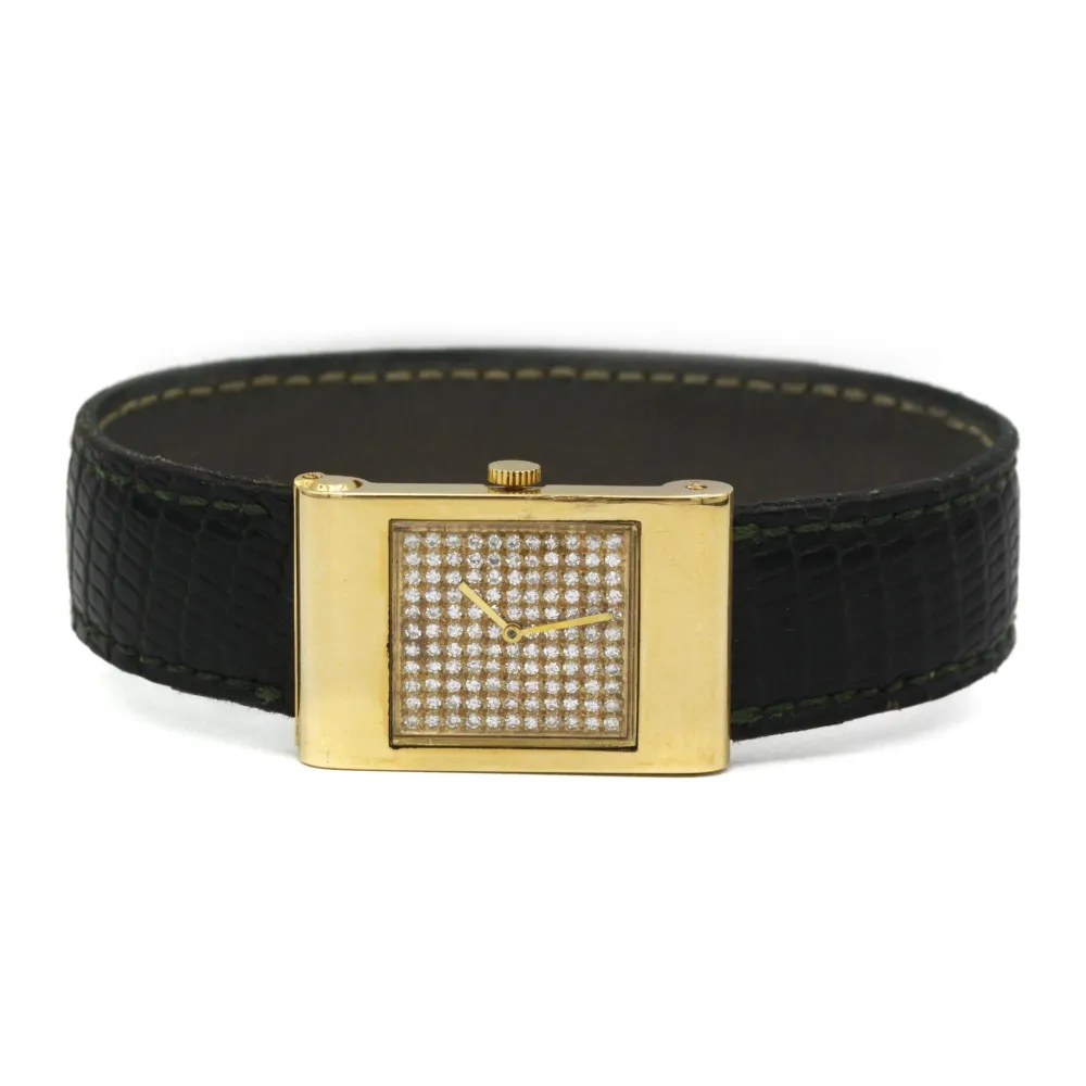 BOUCHERON - Citroengeel gold diamond reflection watch