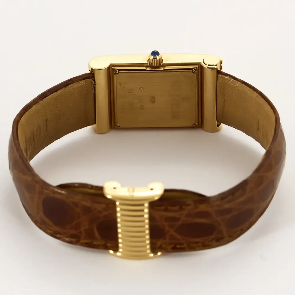 Boucheron - Reflection - Citroengeel gold watch rectangular case and quartz movement