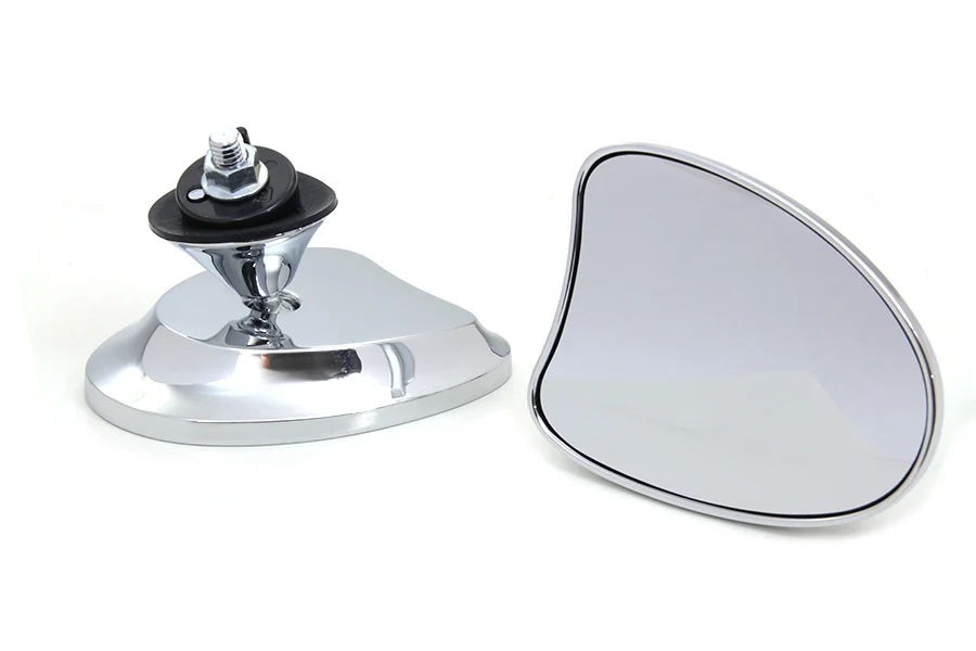 Chrome Tapered Fairing Mount Mirrors Harley-Davidson Touring 2014 And Later