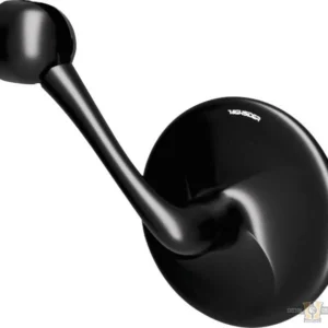 Classic Bar End Mirror Ebbenhout, Anodized Harley-Davidson