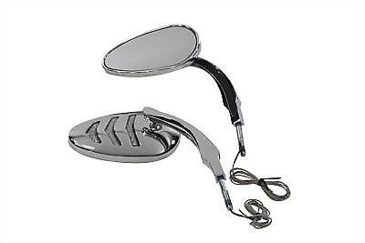 Detonator LED Mirror Set Billet Harley-Davidson