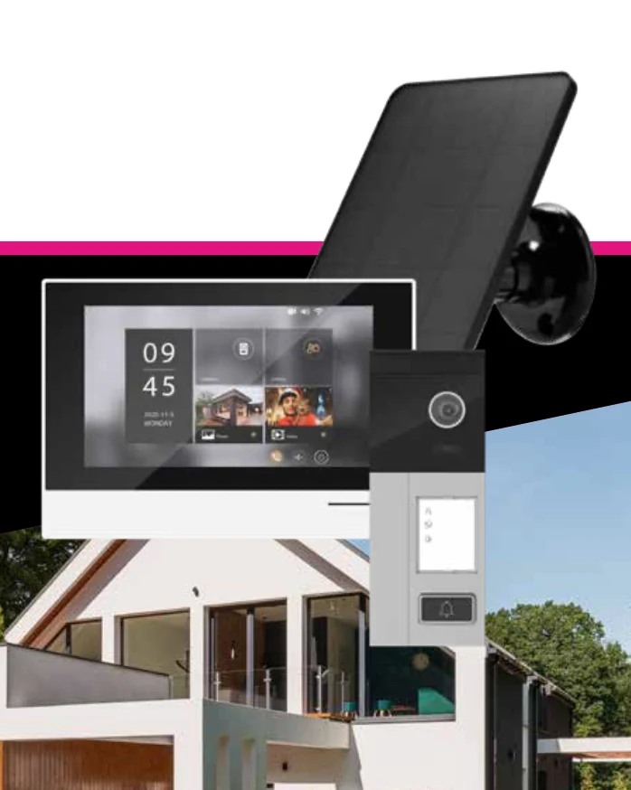DiO wireless Wi-Fi videophone on battery solar panel