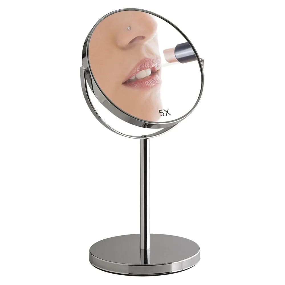 Double-sided magnifying mirror Anna Gedy - Chroom