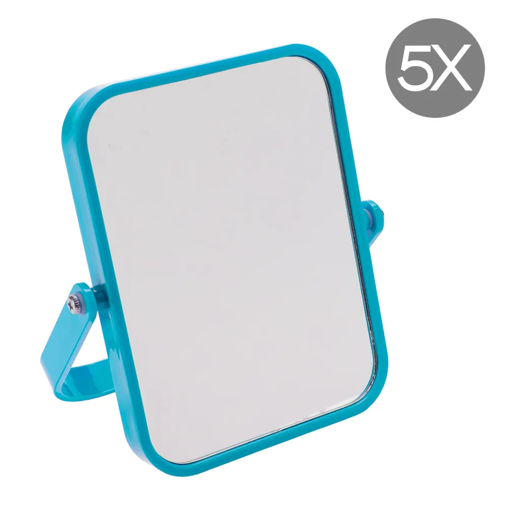 5X Elena magnifying mirror Gedy - Azuurblauw