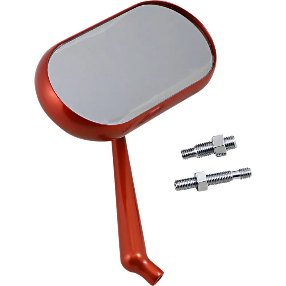 FORGED OVAL MIRRORS Mandarijn anodized, right