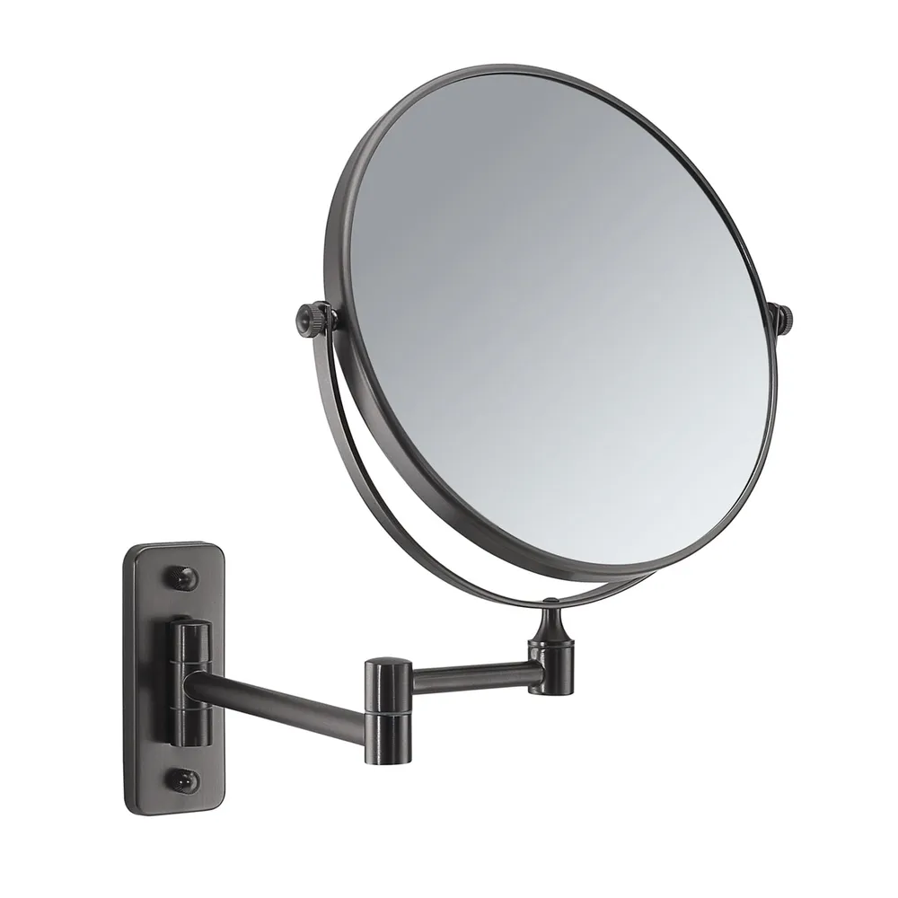 Gaia magnifying mirror Gedy - Gun Metalen