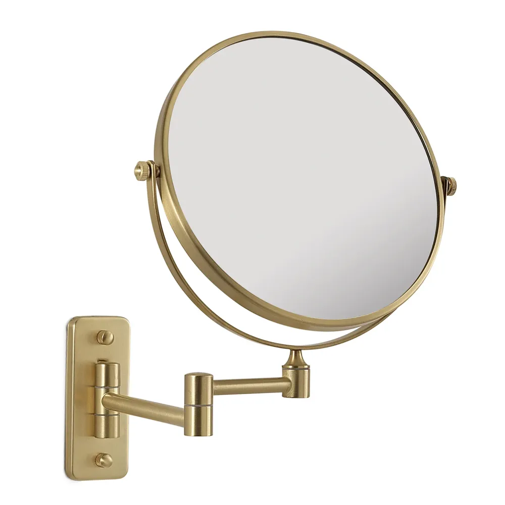 Gaia magnifying mirror Gedy - Matte Verguld