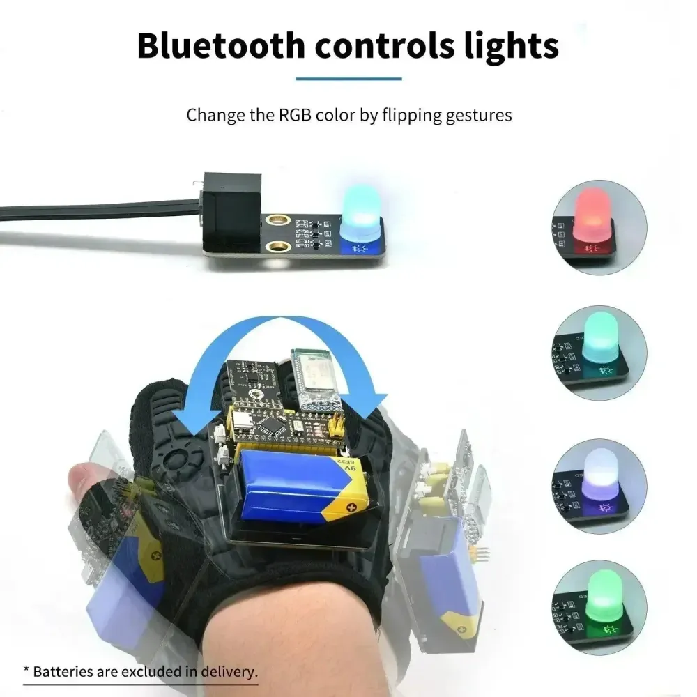KeyeStudio Motion Sensing Glove Gesture Nano Control Zelflerend Car