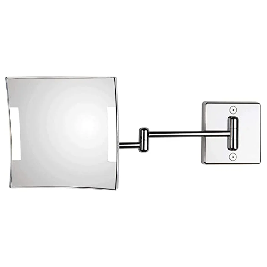 Koh-i-noor adjustable magnifying mirror model Quadrolo LED enkel arm external power supply plug