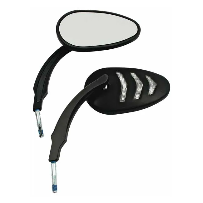 LED BILLET TURN SIGNAL MIRROR SET. KOOLZWART HARLEY-DAVIDSON