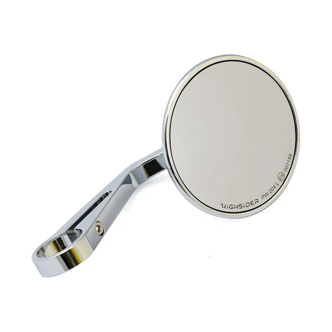 Mirror Montana Round Chroom Clamp On Harley-Davidson
