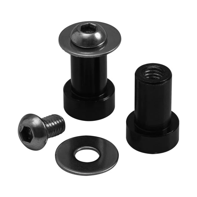 Motone Mirror Delete Plugs, 1" H/B. Ravenzwart