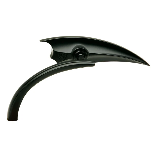 Ness Scoop Ebbenhout Mirror, Left Harley-Davidson