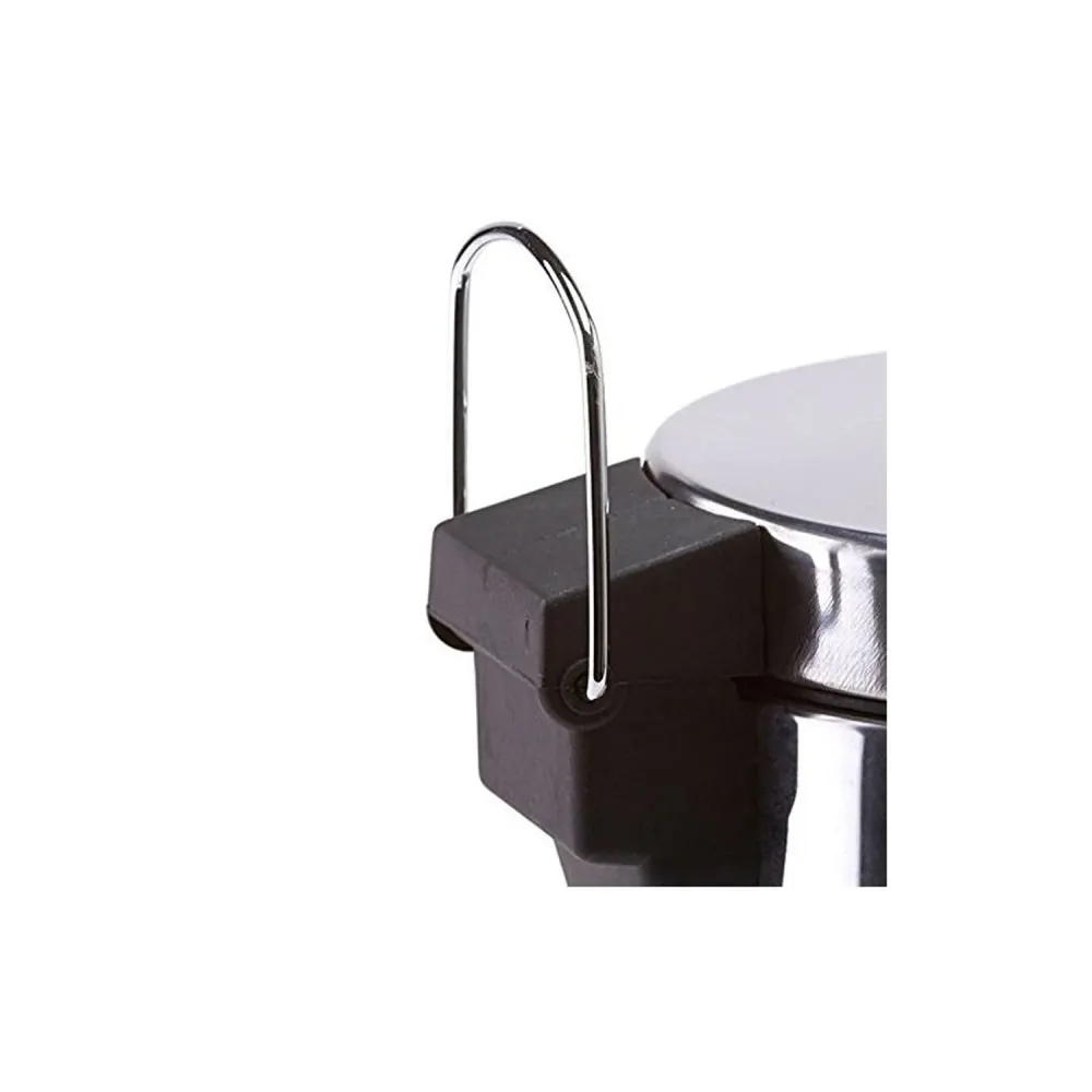 Outlet Version - 5L roestvrij steel pedal bin Mirror model chrome finish