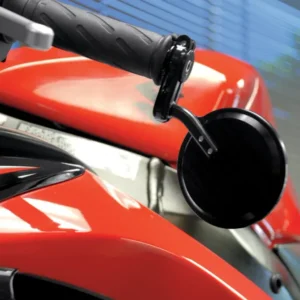 POWERSTANDS RACING FOLDING BAR END MIRRORS MIRROR BAREND GIORGIO BK
