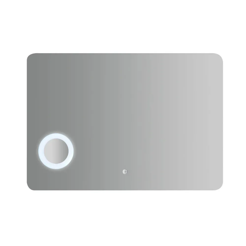 Rectangular mirror integrated LED touch switch 100x70h cm