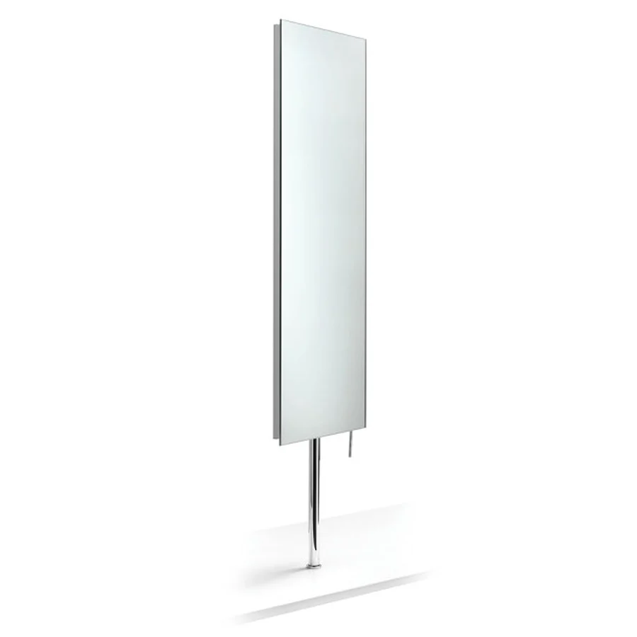 Rectangular tall mirror glad edge and rotating rod mounting on surface Lineabeta Speci cm 28x107.4