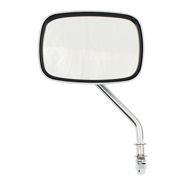 Retrovisor Derecho Para Harley-Davidson OEM Style Short Stem Right Mirror Chroom